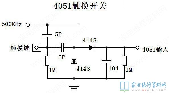 仿冒电磁炉触碰一部分用的是4051,换过全部部构件或是语音提