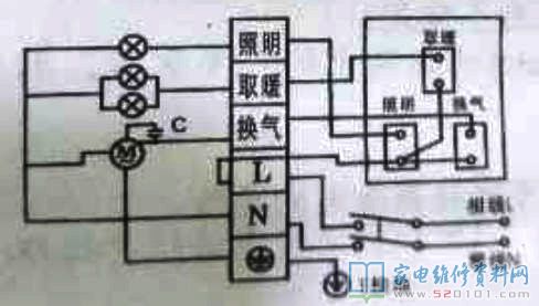 双暖壁挂式浴霸备注名称