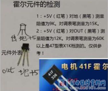 霍尔元件电子器件检验方式