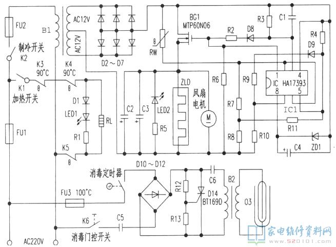 生活用水加热、制冷及一切的“捷发”牌冷热饮水机的构造和其消毒