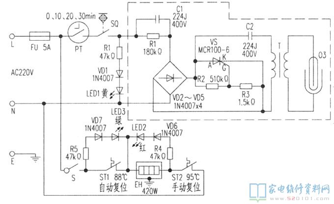 立式饮水机实体绘制图