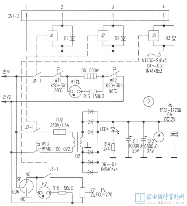 广东省产三和牌SH9602型自动式冷/热立式饮水机