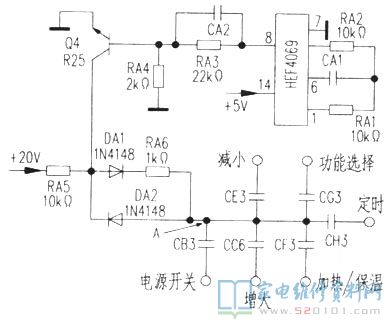 触摸“电源开关”感应键不可以开机